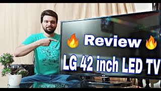 LG 42 inch LED TV LN5100 Review [upl. by Alikahs]