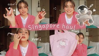 Singapore Shopping Haul 🛍 makeup  knick knacks cute 🧸 ✨ [upl. by Ana]