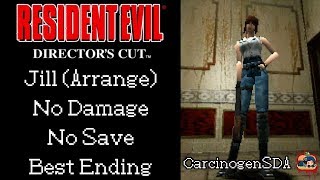 Stream Cut Resident Evil Directors Cut  No Save No Damage  Jill Arrange Mode Best Ending [upl. by Pacian833]