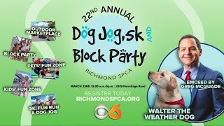 Richmond SPCAs Dog Jog is Saturday March 23 [upl. by Airdua]