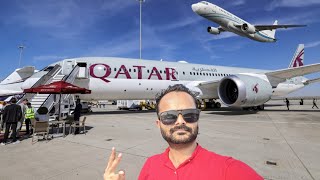 Delhi ✈️ Qatar 🇶🇦  Qatar Airways worlds no1 Airline [upl. by Hawthorn]