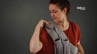 How to use Caboo organic and cotton blend carriers  Instructions [upl. by Aneerak]