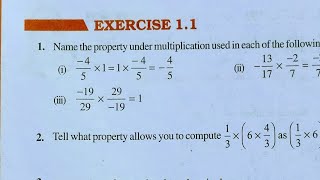 Class 8th maths l Exercise 11 l Chapter 1 l Rational number l NCERT l CBSE BOARD l English medium [upl. by Nazar]