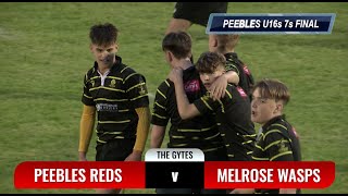 PEEBLES U16s FINAL 2023  HIGHLIGHTS  MELROSE WASPS v PEEBLES REDS [upl. by Letrice934]