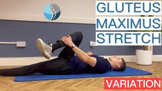 60 Gluteus Maximus Variation Stretch [upl. by Wehtta925]