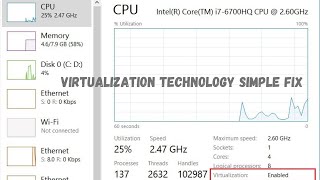 How to Enable Virtualization On Windows 1011  Enable VTx in Bios [upl. by Hayouqes953]