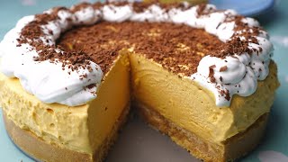 CHEESECAKE de LUCUMA sin HORNO  Receta super facil y deliciosa [upl. by Haggai943]