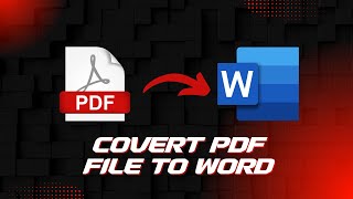 How to Convert PDF to Word for Free  2024 [upl. by Raveaux]