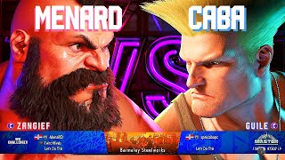 SF6 MenaRD Zangief VS Caba Guile  Street Fighter 6 [upl. by Idnal]