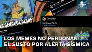 Los mejores memes tras error en alerta sísmica [upl. by Chappy]