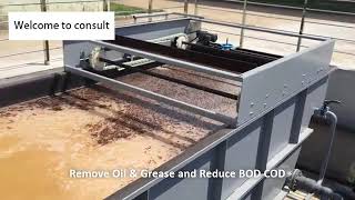 Sewage Treatment Dissolved Air Flotation System For Food Wastewater [upl. by Mirelle]