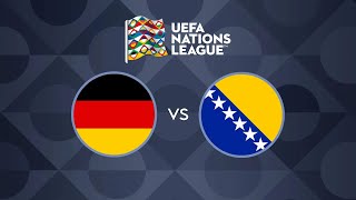 Njemačka vs Bosna i Hercegovina  LIGA NACIJA [upl. by Vashtia158]