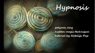 Polymer clay tutorial  Hypnotic Jewelry [upl. by Dwight]