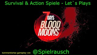 7 Days Blood MoonsgameplaySurvival und Action SpieleTrailerpcDeutsch [upl. by Krell]