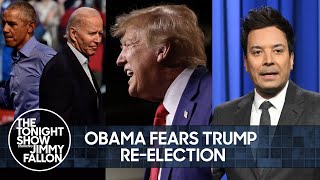 Obama Fears Trump Reelection Alaska Airlines Door Blows Off MidFlight  The Tonight Show [upl. by Calan]