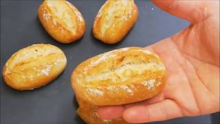 PETITS PAINS BAGUETTES BIEN CROUSTILLANT TROP FACILE CUISINE RAPIDE [upl. by Anetta]