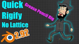 Is this the Perfect Blender Grease Pencil Rig  Blender 292 Tutorial [upl. by Bethesde]