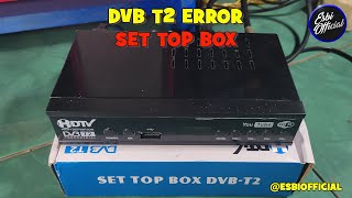 STB DVB T2 TV Digital HDTV Error  Tidak ada tampilan di layar [upl. by Metabel]