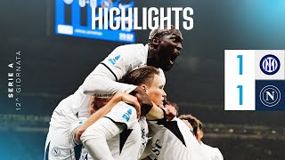 Highlights  Inter  Napoli 11  Serie A  12ª giornata [upl. by Cecilia875]