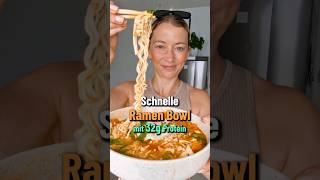 Tofu Ramen Bowl  10 Minuten Rezept zum Abnehmen [upl. by Mackintosh995]