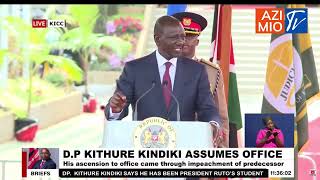 Ruto orders DCI to deal with worrying femicide trends as he congratulates new DP Kindiki [upl. by Eissalc210]