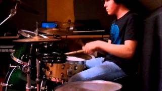 U2 New Years day  Live Slane Drum Cover [upl. by Inalak]