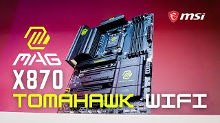 Is this the best X870 MSI MAG X870 Tomahawk Wifi Motherboard Unboxing and Overview [upl. by Giacomo28]