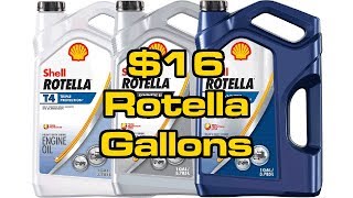 Rotella T6 Synthetic Oil 14 A Gallon Was 16 See Comments  Why Use Rotella Oil In Cars [upl. by Atiekram]