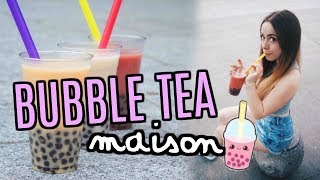 COMMENT FAIRE DU BUBBLE TEA  Facile amp rapide [upl. by Nalyac64]