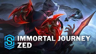 Immortal Journey Zed Skin Spotlight  League of Legends [upl. by Hekking420]