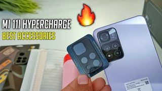 Best Accessories For Xiaomi 11i Hypercharger  Glass Cover Skin Gaming Glass [upl. by Lauraine]