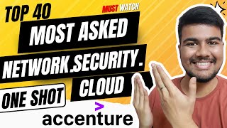 Crack Accenture with These Top 40 Network Security Cloud Questions [upl. by Jadda774]