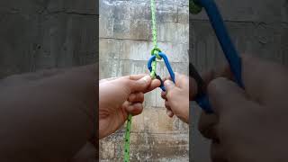 Super Munter Hitch knot rope knotskill [upl. by Juni414]