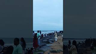 Rock Beach  Pondicherry shorts youtubeshorts [upl. by Leuqar9]