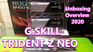 Gskill Trident Z Neo Unboxing Overview 2020 [upl. by Htenaj138]