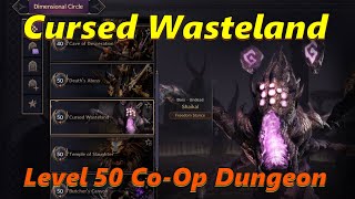 Throne and Liberty  Cursed Wasteland Level 50 coop Dungeon [upl. by Harbert]