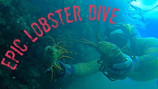 SoCal Spiny Lobster Freediving with River Hagg  Lobster Rolls [upl. by Arlana]