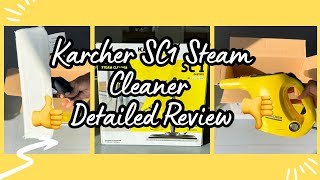 😎 Full Review 2024  Light amp powerful Steam Cleaner  Karcher SC1 EasyFix [upl. by Erida]