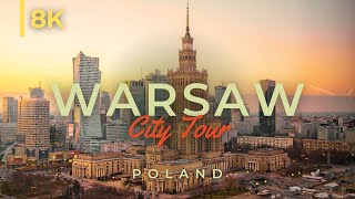 Experience The Beauty Of Warsaw Poland In Stunning 8K [upl. by Sky]