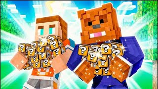 We added MYTHIC Weapons In Minecraft Lucky Block Money Hunt [upl. by Gwenni773]