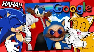 Sonic and Tails Google Sonic Memes [upl. by Ecinej387]