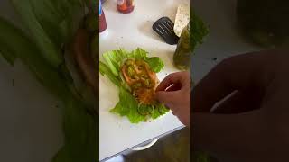 LOW CALORIE BREKKIE SANDWICH food bodybuildinglife cooking [upl. by Wincer]