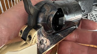 1851 Colt Navy Deluxe 36 cal pietta replica black powder revolver [upl. by Treble651]