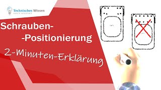 Schraube Schraubenpositionierung 2MinutenErklärung [upl. by Dusen]