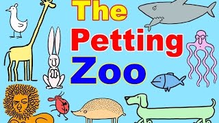 Petting Zoo Cartoon w Farm Animals for Toddlers Learn Animals amp English  Kids Learning [upl. by Corty]