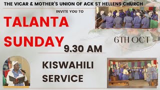 KIKUYU SERVICE 6th OCT TALANTA SUNDAY [upl. by Steffi]