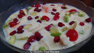 Fruit Kheer RecipePazham Payasam Recipe in Tamil  Payasam Recipe Fruit Payasam Recipe [upl. by Jobie]