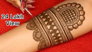 Wedding Bridal Mehndi DesignEasy Stylish Full Hand Dulhan Mehndi DesignsSimple Front Hand Mehndi [upl. by Astrahan810]