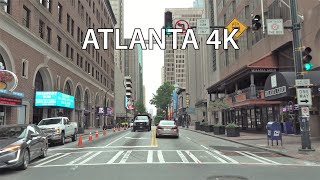 Atlanta 4K  Driving Downtown  Georgia USA [upl. by Lishe]