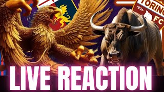 🔴LIVE REACTION GENOA vs TORINO🔴oooh Balotelli is a striker [upl. by Aneloj24]